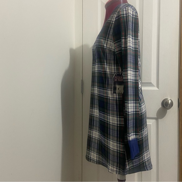 Fammy Jammies women holiday plaid knit long sleeves pajama dress. Size S/P. NWT. - Picture 2 of 7